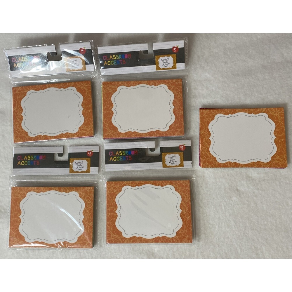 Classroom Dry-Erase Bulletin Board Accents Target 24‎ Count Teacher Lot NEW